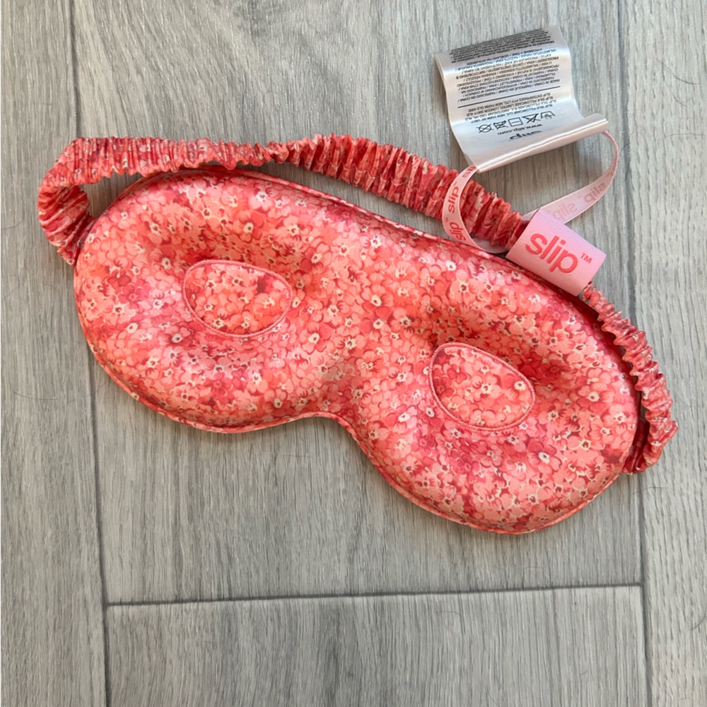 Slip Pink Floral Contour Silk Sleep Mask - Picture 4 of 5